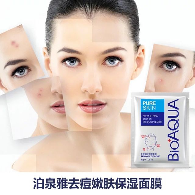Mặt nạ mask Pure Skin Bioaqua nội địa Trung | BigBuy360 - bigbuy360.vn