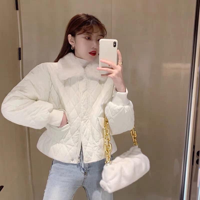 Áo Phao Cổ Lông Hàng Đẹp Trần Bông Siêu Ấm✌️Ảnh Thật | BigBuy360 - bigbuy360.vn