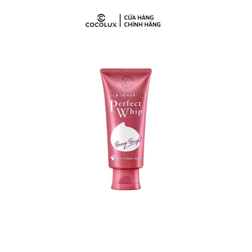 Sữa Rửa Mặt Senka Berry Bright Dưỡng Da Sáng Hồng 100g [COCOLUX]