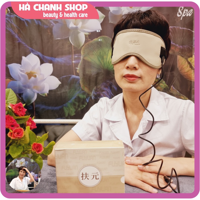 Đai Chườm Ấm Mắt Làm Nóng Bằng Điện Cao Cấp Fuyuan FY-DY10 Ủ Mắt Thư Giãn Mắt Giảm Mệt Mỏi Quầng Thâm Vết Chân Chim