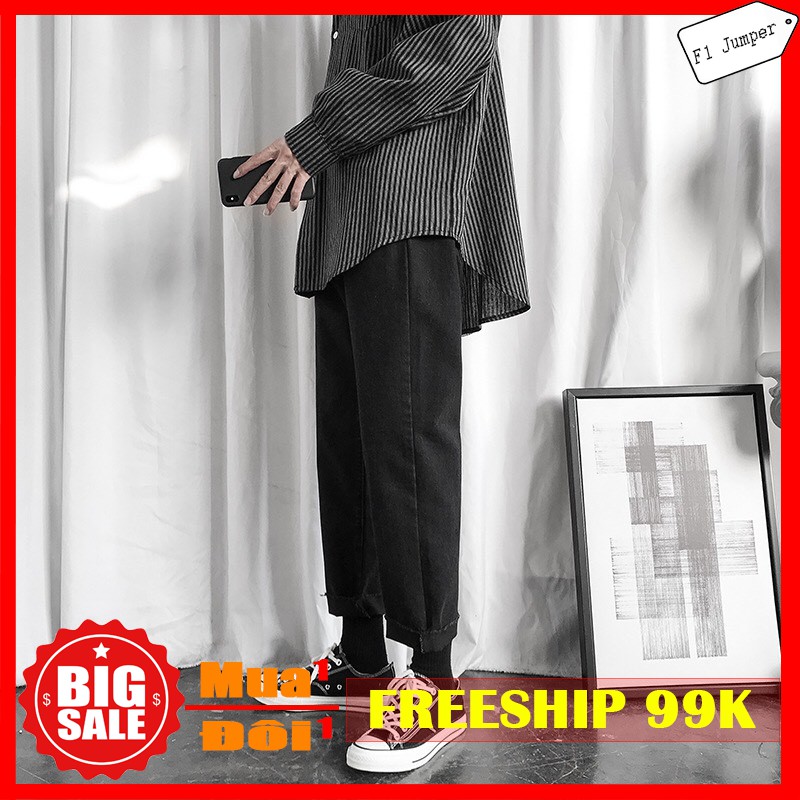 (RẺ VÔ ĐỊCH) Quần jean oversize - Mã Q005