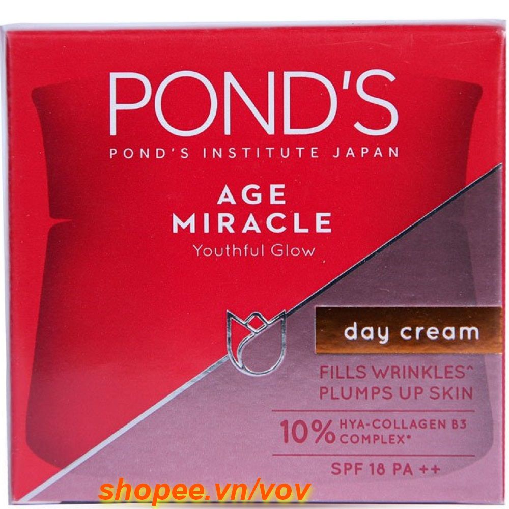 Kem Dưỡng Da Chống Lão Hóa Ponds Age Miracle Ban Ngày 100% chính hãng. vov cung cấp & bảo trợ.