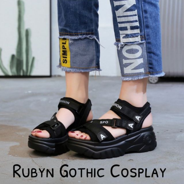 [NEW]  Giày Sandal Độn Đế 6cm ( Size 35 - 40 )  (Tài khoản Shopee duy nhất: gothic.cosplay )