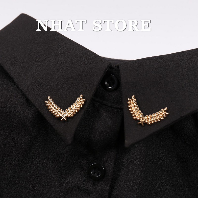 Combo 2 nút cài cổ áo nam nữ, ghim cài thời trang Nhat Store