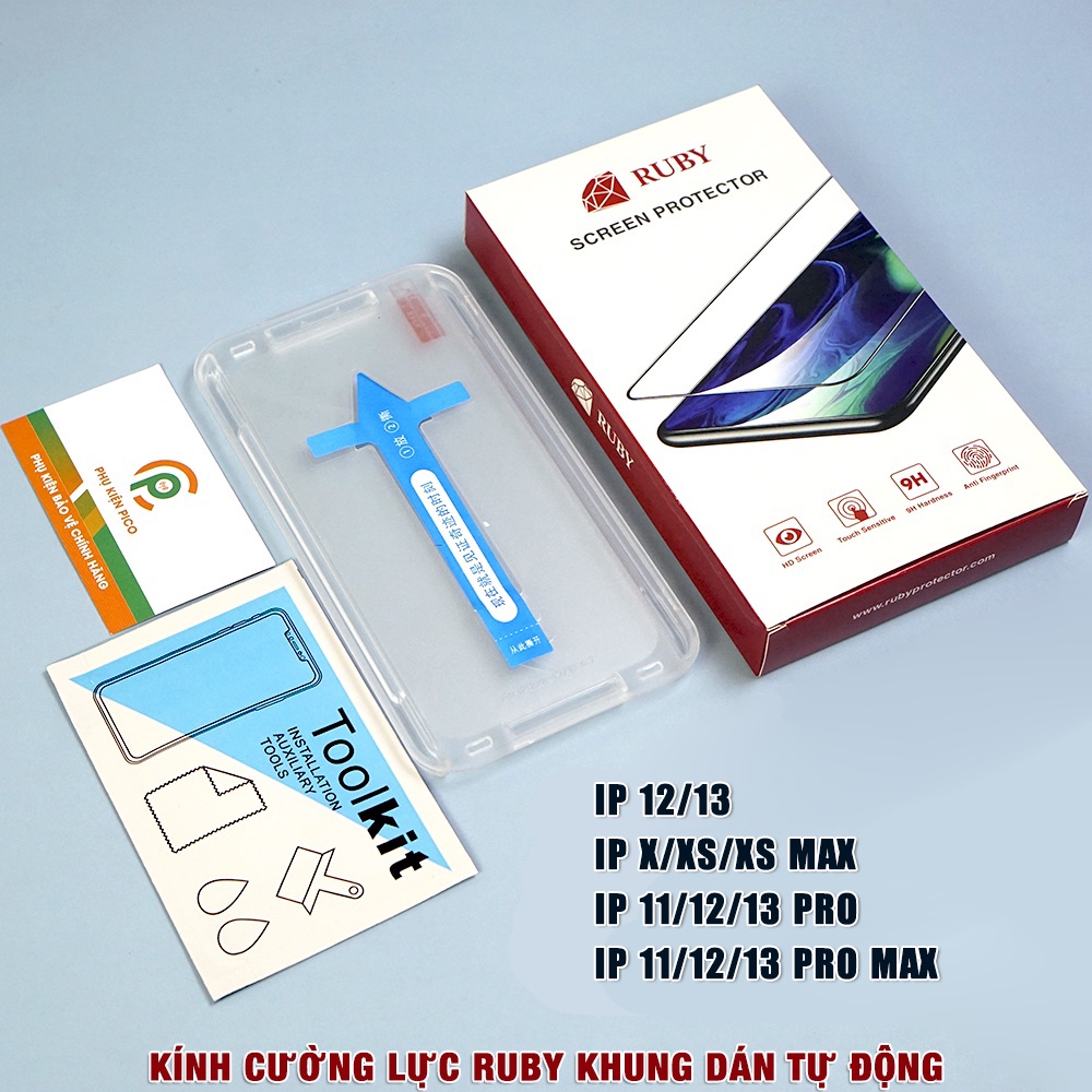 Kính cường lực lưng Iphone 11 Pro Max độ cứng 9H trong suốt - Dán lưng Iphone 11 Pro Max / 13 Pro Max