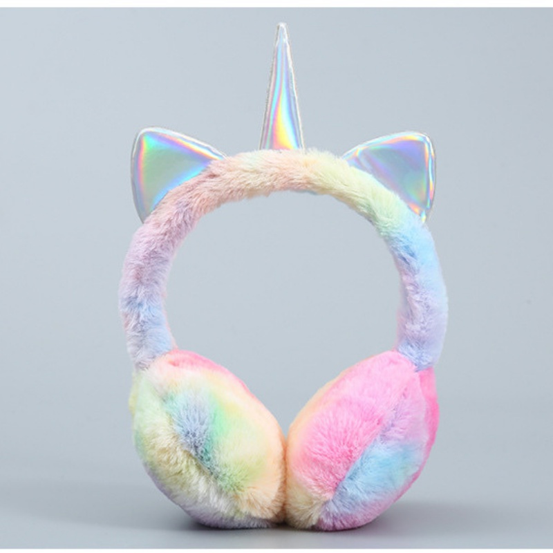 Bịt tai trẻ em, chụp tai giữ ấm cho bé gái Kỳ lân Unicorn Ngựa Pony nhiều màu sắc đáng yêu Xu Xu Kids