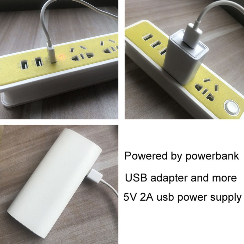 Quạt Trần Cắm Trại 16.5 Inch 5W USB 6 Cánh Tiện Dụng
