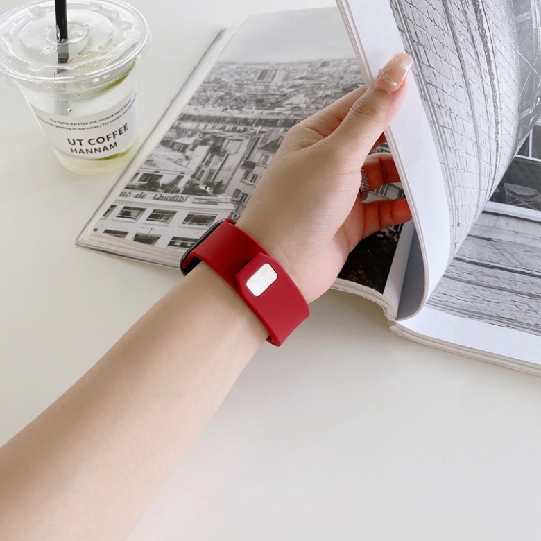 Dây Đeo Silicone 2022 Cho Đồng Hồ apple watch 49mm 45mm 41mm 44mm 42mm i-watch 40mm 38mm ultra 8 7 3 5 6 se