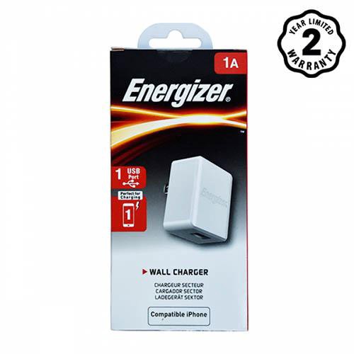 Sạc Energizer CL 1A 1USB White (Chính hãng)