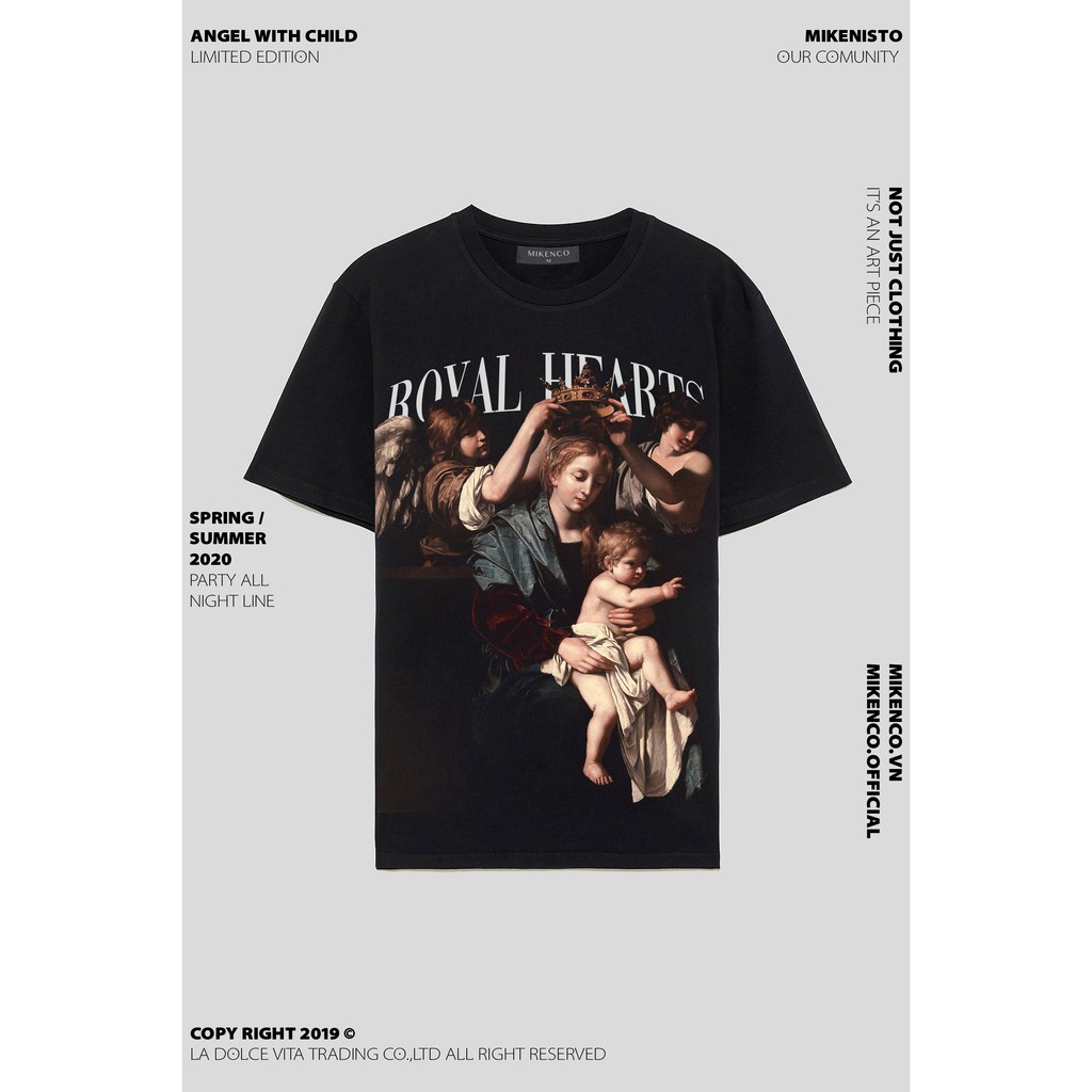 Áo t-shirt unisex MIKENCO Royal Hearts Limited Edition