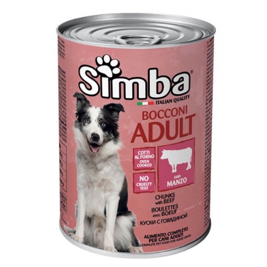 Pate Simba cho chó lon 415Gr đủ vị xuất xứ Ý