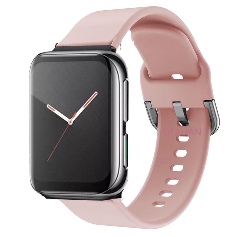 Dây đeo silicone thay thế cho đồng hồ thông minh Oppo Watch 2 1 41mm 42mm 46mm