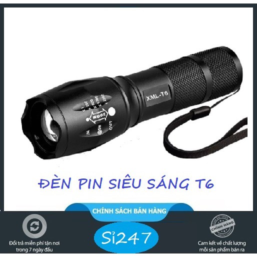Đèn pin siêu sáng XML-T6