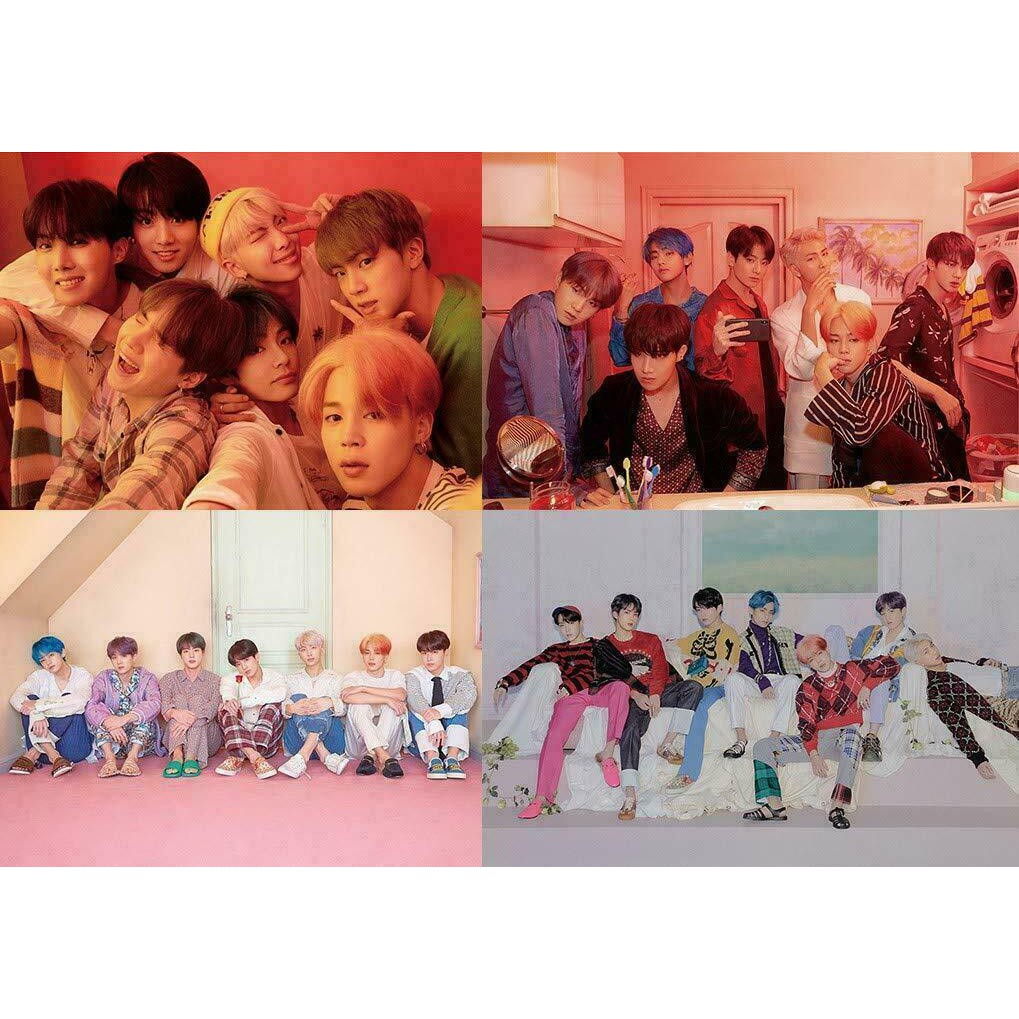 Poster BTS official, chính hãng, có sẵn, hình ca sĩ, poster album, áp phích, tranh treo tường, you never walk alone