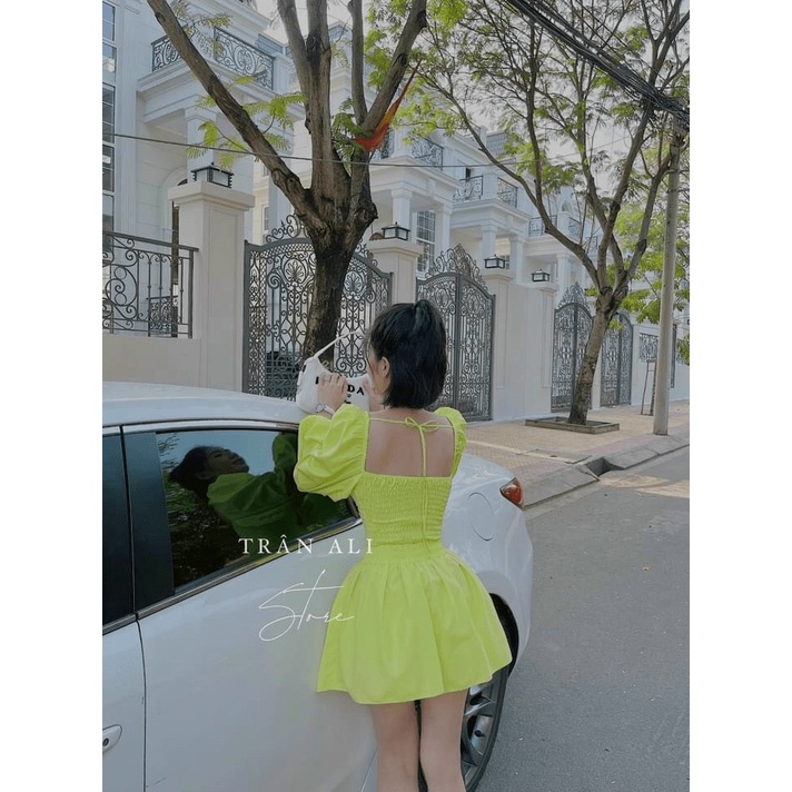 SÉT KATE SIU NHÚN NGỰC TAY BỒNG DIỆN ĐI CHƠI ĐẸP HẾT NẤC SHOP VALENTINA