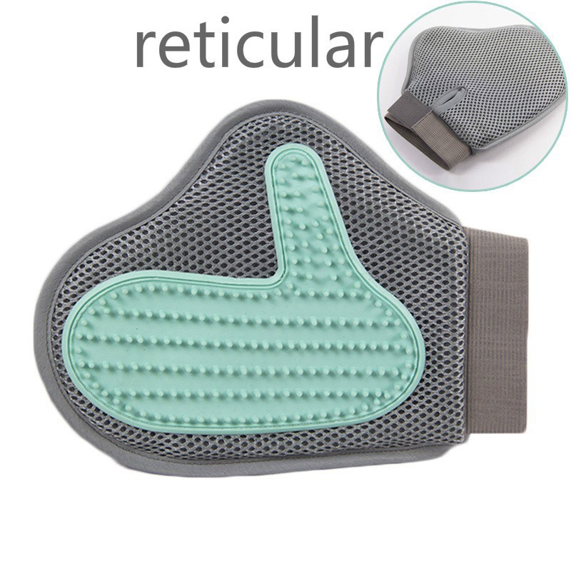 Găng tay chải lông mát xa, đi tắm cho thú cưng