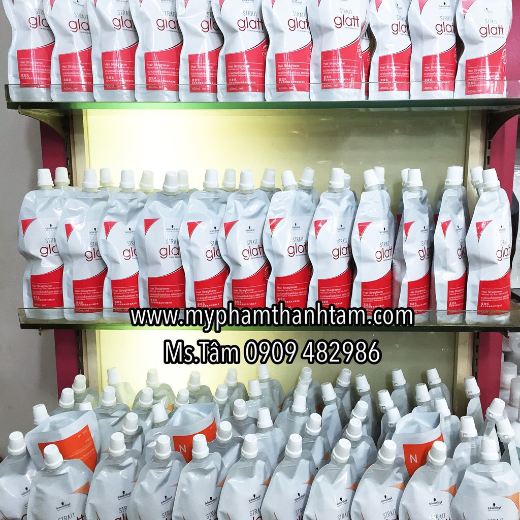 Thuốc uốn duỗi tóc Schwarzkopf Glatt Thái 400ml ( KHÔNG THUỐC DẬP