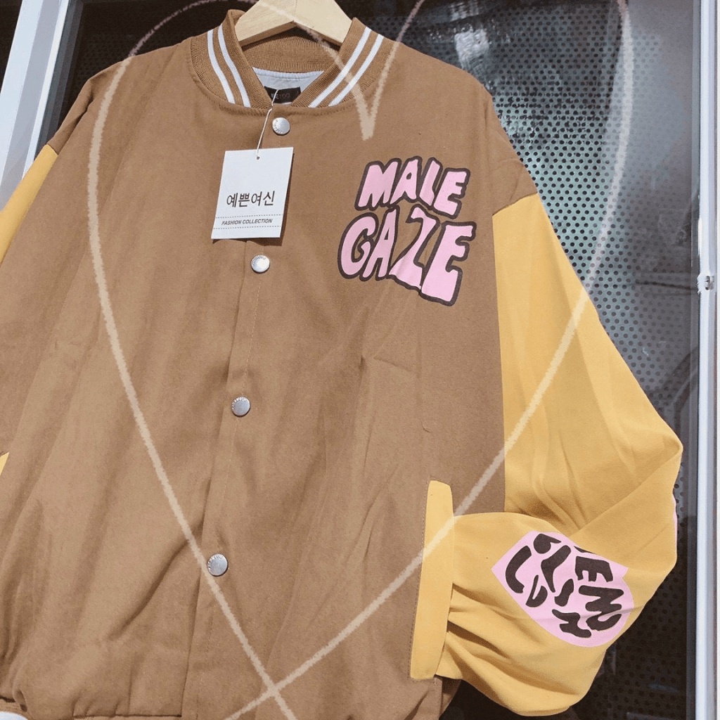 ÁO KHOÁC  BOMBER NAM NỮ PHỐI HAI MÀU ẢNH THẬT Y HÌNH THỜI TRANG VALENTINA