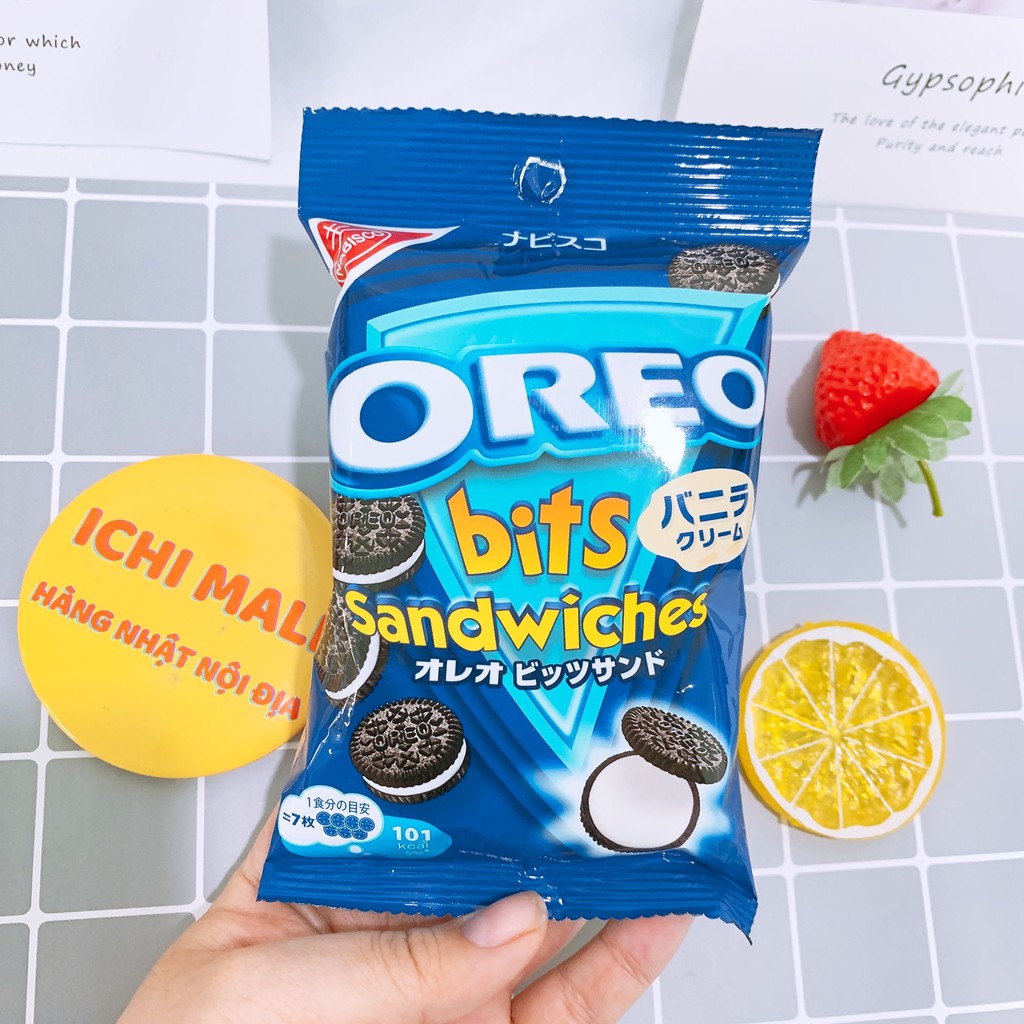 Bánh Quy Oreo Mini Bits Sandwiches &amp; YBC Noir Black Cocoa (Date: 2022)