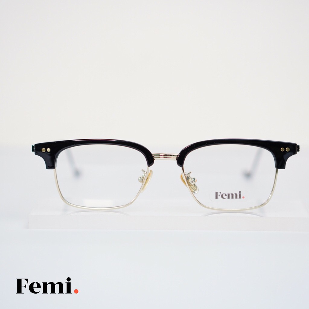 Gọng kính kim loại Femi KAL chính hãng mắt kính chống tia UV