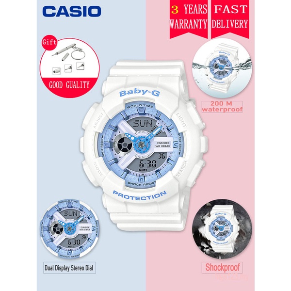 Đồng Hồ Đeo Tay Thể Thao DE-08 Casio Baby-G B Dành Cho Nữ