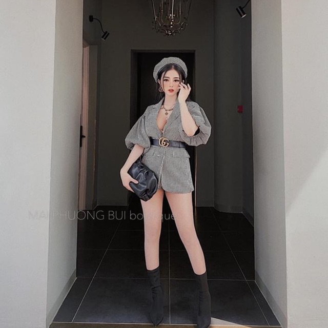 SET CARO VEST TAY PHỒNG