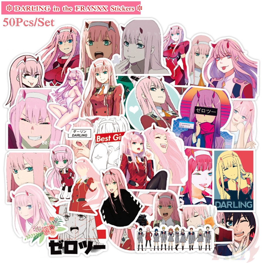 ❉ DARLING in the FRANXX - Series 02 Anime Stickers ❉ 50Pcs/Set Waterproof Fashion DIY Decals Doodle Stickers