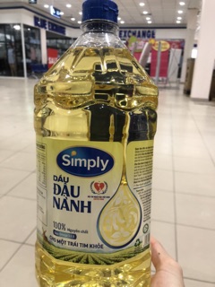 Dầu đậu nành simply chai 2L