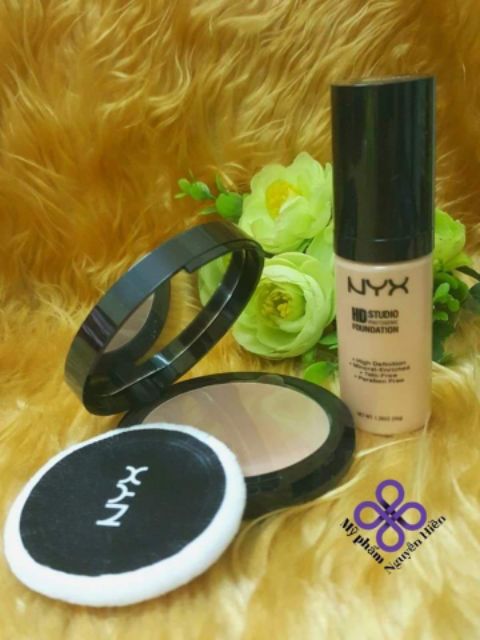 Combo kem nền và phấn phủ Nyx | BigBuy360 - bigbuy360.vn