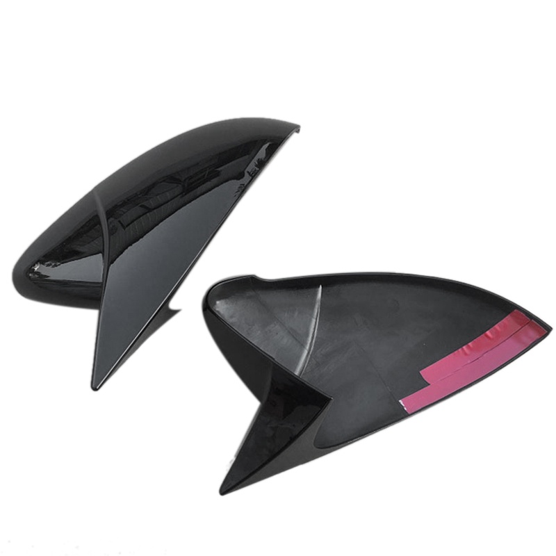 Cho Scirocco PASSAT Bọ cánh cứng 2009-2018 Màu đen Cửa bên Cánh Gương chiếu hậu Ox Horn Nắp đậy Phụ kiện ô tô