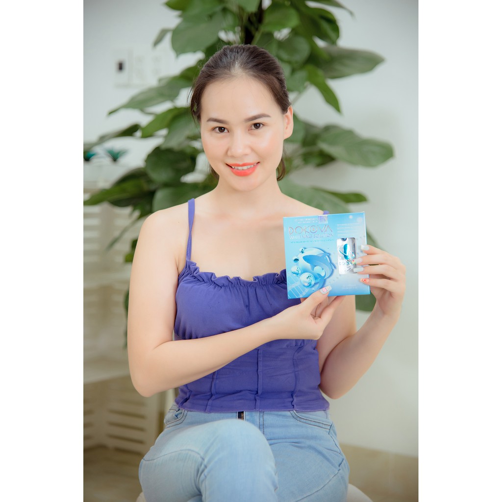 Viên uống trắng da Dokova Whitening Solution công nghệ Hàn Quốc 20 viên/ hộp