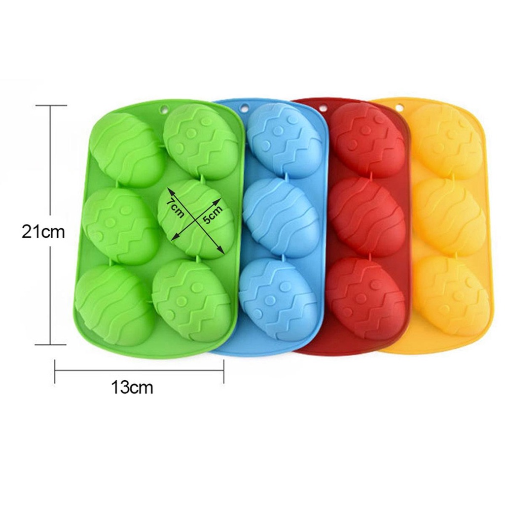 Khuôn Silicone Làm Bánh Hình Quả Trứng Phục Sinh