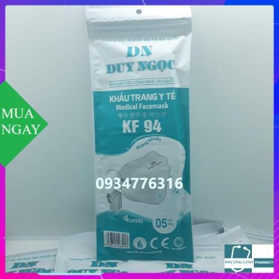 Khẩu Trang Kháng Khuẩn 4D/KF94- Khẩu Trang Y tế an toàn gói 10 chiếc
