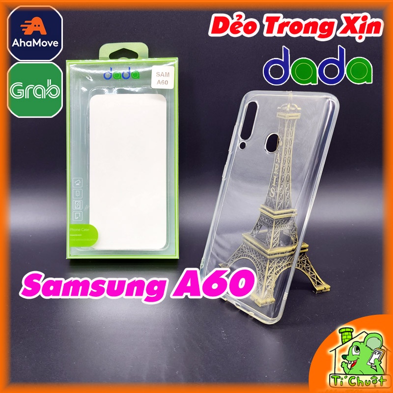 [Ảnh Thật] Ốp lưng Samsung A60 2019 DADA Dẻo Trong Suốt
