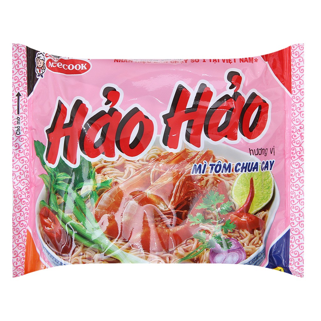 Mì Hảo Hảo Gói 75g - Bao Bì Mới (Thùng 30 - 32 Gói)