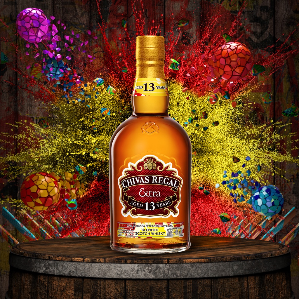 Rượu Chivas Regal 13 YO Extra Sherry Casks Nồng Độ Alc 40% 700ml  Kèm Hộp