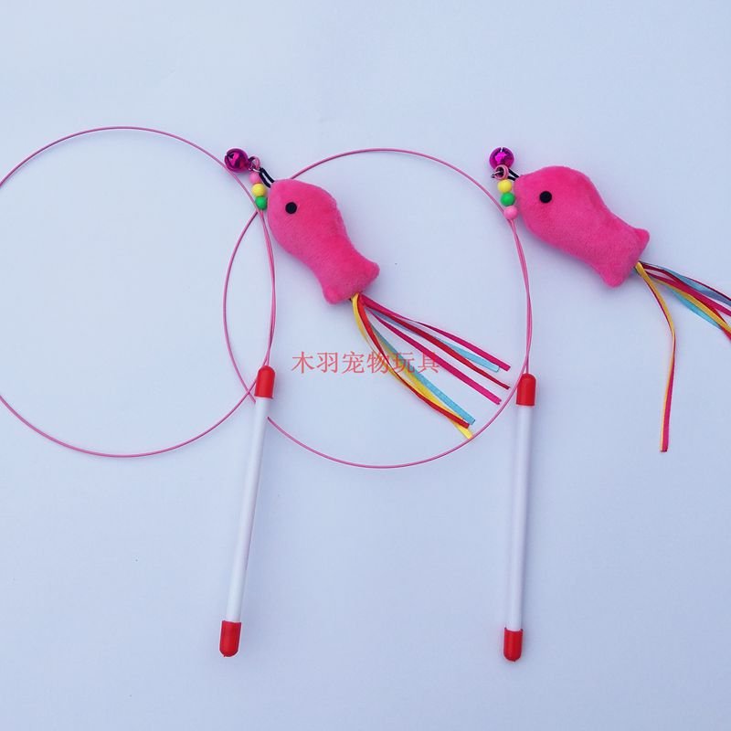 Cần Câu Mèo Dây Thép - Cây Vờn Mèo Vui Nhộn