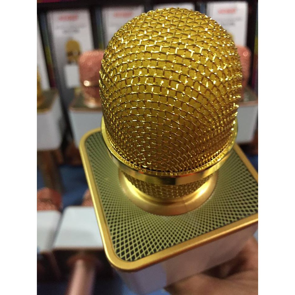 Mic Karaoke Magic SD-08 hàng loại 1 (vàng gold)