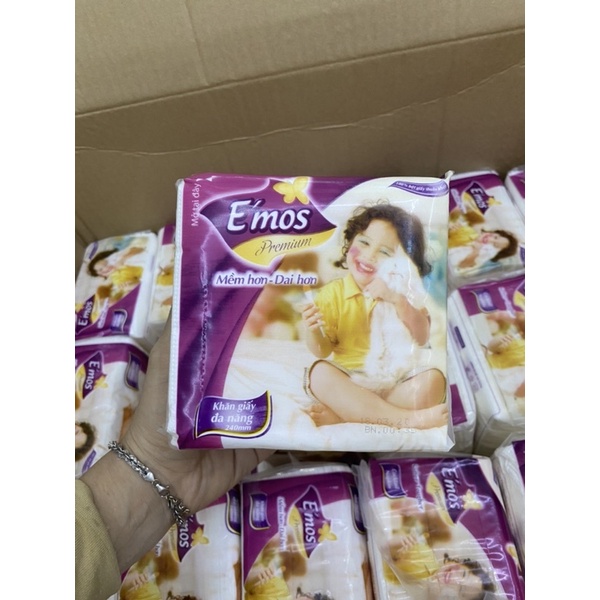 Khăn Giấy Vuông EMOS 100 tờ