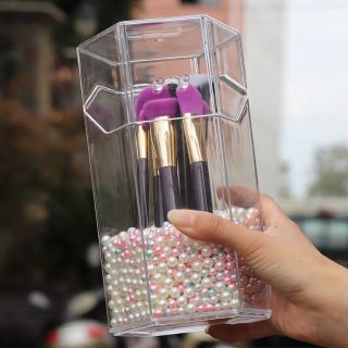 (Hàng order) hộp đựng cọ trang điểm lục giác
