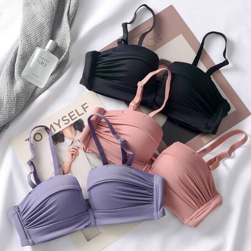 Bộ Quần Áo Lót Cúp Ngang Nâng Ngực Sexy Quyến Rũ