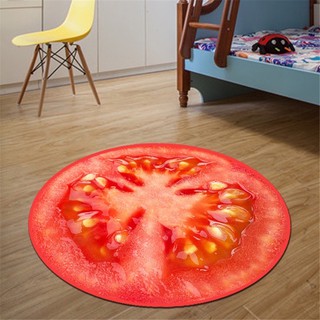 Thảm trải sàn 3D trang trí chống trượt Tròn 48-50cm