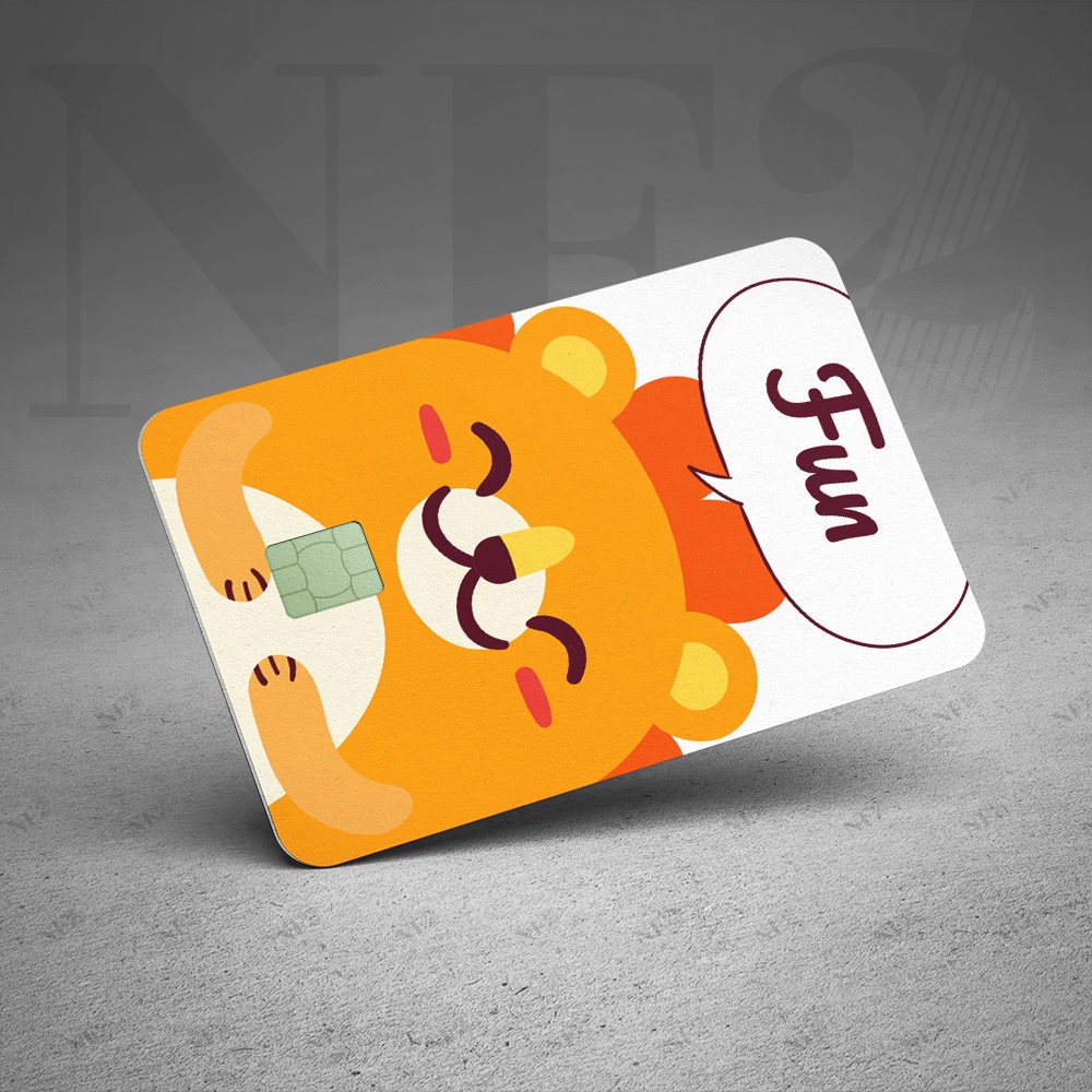 ANIMAL DỄ THƯƠNG - Decal Sticker Thẻ ATM  Miếng Dán Trang Trí NF2 Cards