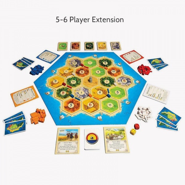 Catan 5 - 6 player Extension Seafarers - Trò chơi thẻ bài Catan bản mở rộng Seafarers 5 - 6 người chơi