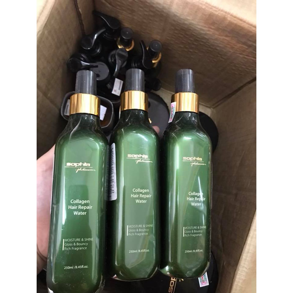 Xịt dưỡng phục hồi tóc Collagen Hair Repair Water Sophia 250ml | BigBuy360 - bigbuy360.vn