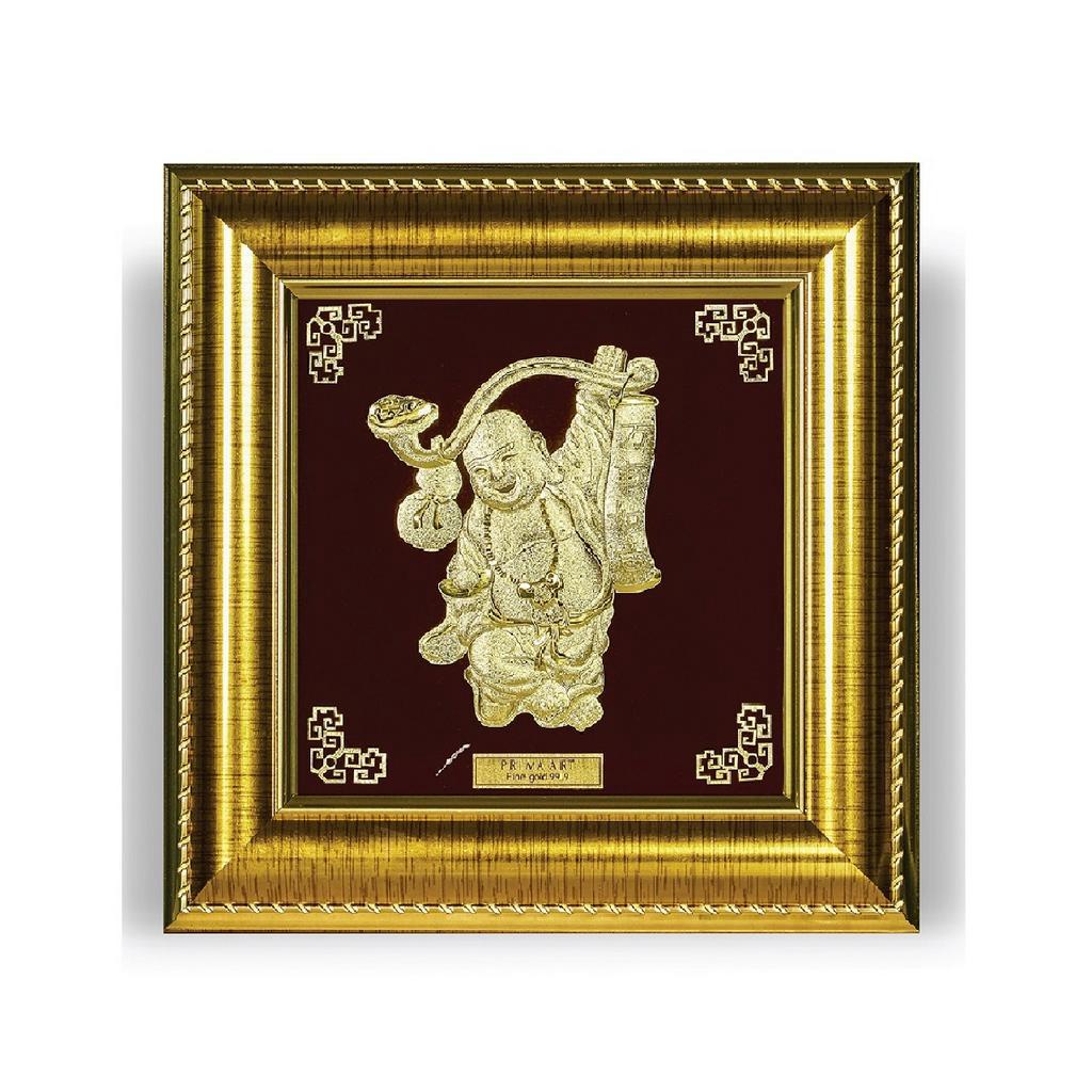 Tranh Vàng 24K PRIMA ART - PHẬT DI LẠC - Kích thước 16 x 16 cm - CGS-0147-22