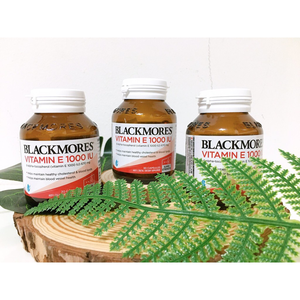 VIÊN UỐNG BLACKMORES NATURAL VITAMIN E 1000IU CỦA ÚC