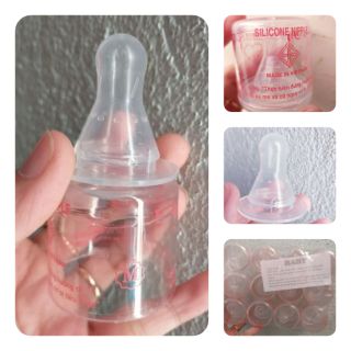 Núm ti silicon bình cổ hẹp size M/size L