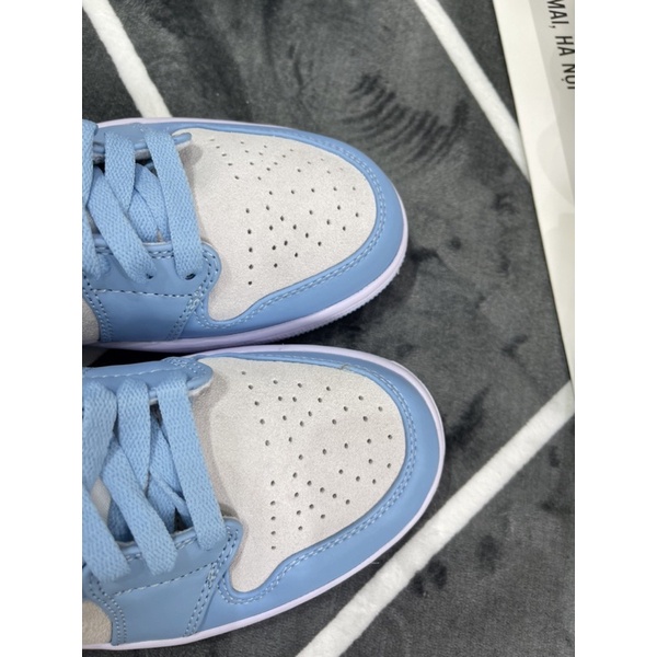 Giầy Thể Thao UniverSity Blue Lơw Xanh Xám V2