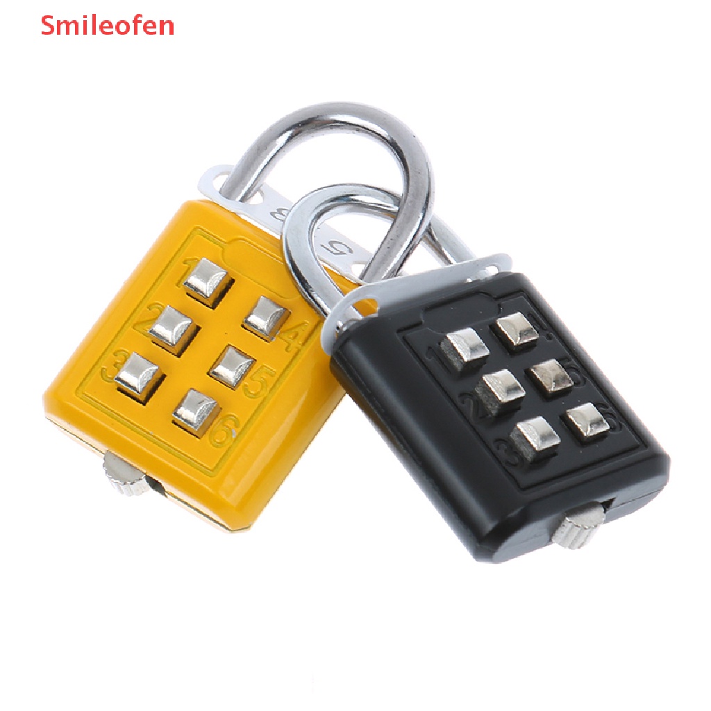 [Smileofen] 8 Digits Password Code Combination Padlock Zinc Alloy Suitcase For Luggage Travel Code Smart Lock Code Keyed Anti-thieft Lock New